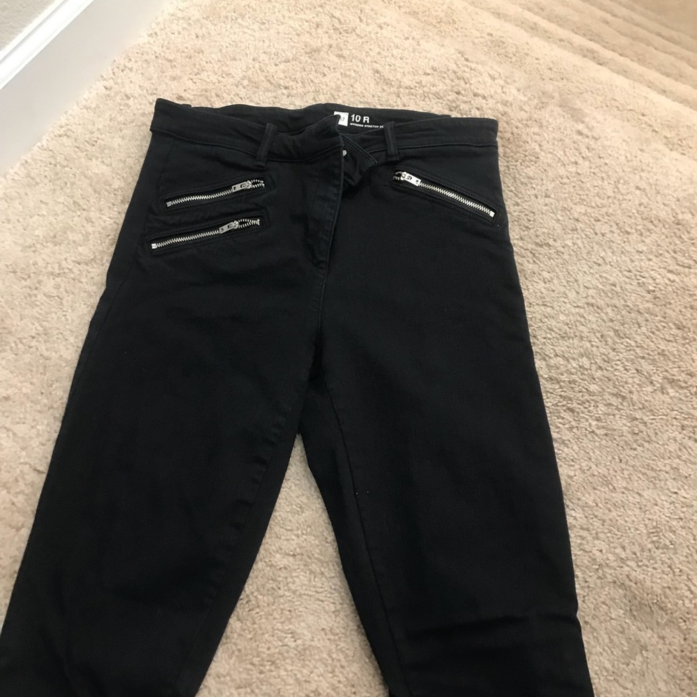 Gap black skinny jeans